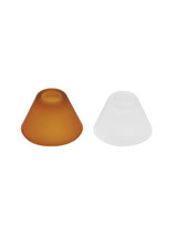 Cone Glass Shield Shade, Colored Frosted, 2.8"W (700LICOFR 70DN8VA)