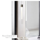 Mini Linger Pendant, 1-Light, LED, Nickel, 15.6"H (700FJLNGFS-LED930 70PDCW4)