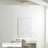 Vetra Outdoor Flush Mount, 1-Light, , Satin Nickel, 13"W (700FMVTRLNS 70P9H1H)