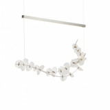 Lily Linear Chandelier, 1-Light, Standard Height, LED, Dark Smoke, Aqualite,  41.1"W (139812-LED-STND-07-YQ0600 46558F)