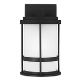 Small 1-Light Outdoor Wall Lantern, Generation Lighting - Seagull 8590901D-12 A4Z39