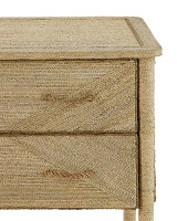 Kaipo Rope Two-Drawer Chest, Currey and Company (3000-0011 KEW8)