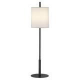 Echo Table Lamp, 1-Light, Deep Patina Bronze, Fondine Fabric Shade, 32.5"H (Z2175 27GNC)