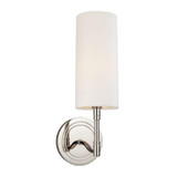 Dillon Wall Sconce Polished Nickel 4.5"W x 13.5"H