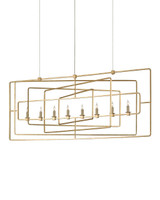 Currey and Company Metro Rectangular Chandelier 