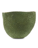 Jackfruit Large Green Vase, Currey and Company (1200-0289 RM3E)
