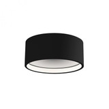 Trenton 5-in Black LED Outdoor Flush Mount