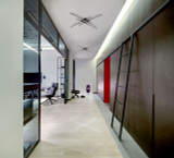 Vega Minor Flush Mount, LED, Black, White Acrylic Diffuser, 31.25"W (FM18232-BK 48G61)