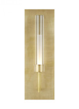 Visual Comfort & Co. Modern Collection Linger Wall Sconce, 1-Light, LED, Brass, Natural Brass, 15.3"H (700WSLNG1NB-LED930 70P9E50) 