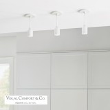 Visual Comfort & Co. Modern Collection Tellium Head FreeJack, 1-Light, White, 3.8"W (700FJTLM03W 70PDHTU) 