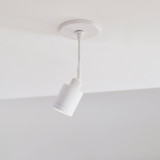 Visual Comfort & Co. Modern Collection Tellium Head FreeJack, 1-Light, White, 3.8"W (700FJTLM03W 70PDHTU) 