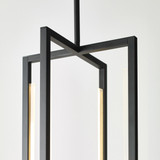 Kenway Pendant, 1-Light, LED, Black, 25"H (700TDKNW25B-LED930 70PDFRY)