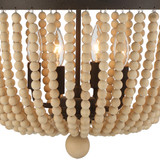 Rylee Mini Chandelier - Forged Bronze 18"H