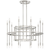 Aries Chandelier - Polished Nickel 25"H