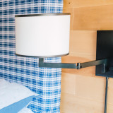 Crystorama Madison Task Light - Matte Black 13"H 