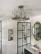 Crystorama Watson Semi Flush Mount 