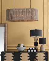 Mereworth Oval Chandelier, Currey and Company (9000-0737 VHWC)