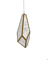 Currey and Company Glace Mirror 15-Light Linear Multi-Drop Pendant 