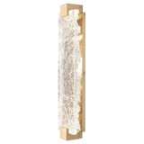 Terra Wall Sconce, 2-Light, LED, Champagne Tinted Gold, Clear Glass, 27.75"H (896850-31ST NF4M)