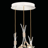 Azu Pendant, Round, 6-Light, White, 22"W (916540-3ST NLYH)