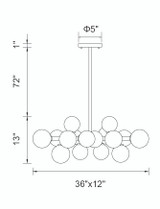 Arya Linear Chandelier