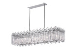 Henrietta Chandelier, 10-Light, Chrome, 47"W (1065P47-10-601-RC 3069HH6)
