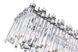 Henrietta Chandelier, 10-Light, Chrome, 47"W (1065P47-10-601-RC 3069HH6)