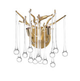 Anita Wall Sconce, 2-Light, Gold Leaf, 12"H (1094W10-2-620 3069JFQ)