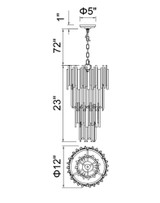 CWI Lighting Deco Mini Chandelier 