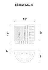 CWI Lighting Claire Wall Sconce 