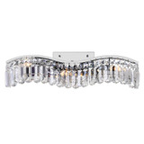 Glamorous Vanity Light, 3-Light, Chrome, 25"W (8004W25C-A (clear) 3060JC4)
