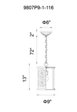 Nicole Drum Shade Mini Pendant