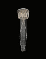 CWI Lighting Hallway Flush Mount, 13-Light, Chrome, 26"W (6628C26C 3060GG4) 