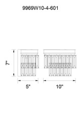 CWI Lighting Weiss Wall Sconce 