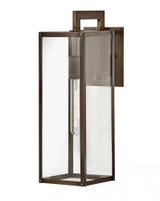 Max Outdoor Wall Lantern, 1-Light, Burnished Bronze, 18.5"H (2594BU 9Q3LC)