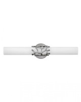 Lyra Medium LED Vanity Light, 1-Light, Nickel, 22.5"W (50872BN 9Q4KJ)