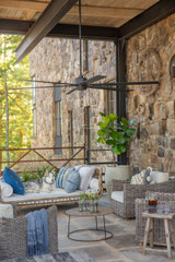 Indy Maxx Ceiling Fan, 6-Blade, 1-Light, Matte Black, Matte Black Blades, 99"W (900999FMB-LDD 9Q6KE)