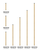 Hinkley 18" Downrod Heritage Brass 