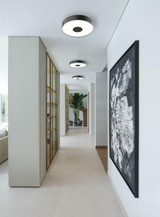 Kuzco Lighting Inc Parker 16-in Black LED Flush Mount 