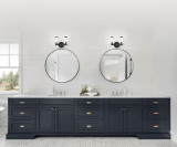 Alora Lighting Revolve Bathroom Vanity Light, 2-Light, Urban Bronze, Clear Glass, 10.38"W 
