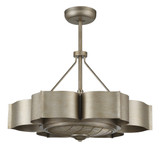 Stockholm Fandelier, 6-Light, Silver Patina, 31"W Savoy House (39-FD-125-53 AHU0Y)