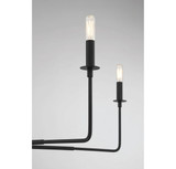 Salerno Chandelier, 6-Light, Matte Black, 42"W Savoy House(1-2221-6-89 AHVZG)