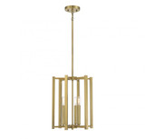 Benson Pendant, 3-Light, Warm Brass, 16.5"H (3-7700-3-322 AHWW2)