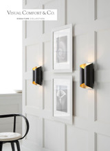 Visual Comfort & Co. Signature Collection Selfoss Wall Sconce, 2-Light, Bronze, 11"H (ARN 2036BZ 2K3NR) 