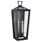 Darlana 3/4 Outdoor Wall Lantern, 2-Light, Bronze, 18.5"H (CHO 2087BZ 2N4C9)