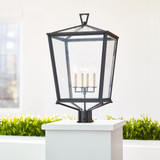Darlana Post Outdoor Lantern, 4-Light, Bronze, Clear Glass, 31"H (CHO 7113BZ 2MYJU)
Visual Comfort & Signature Collection