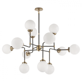 Bistro Medium Chandelier, 12-Light, Hand-Rubbed Antique Brass, 47"W (S 5022HAB-WG 2MZGM)
Visual Comfort & Signature Collection