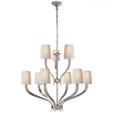 Ruhlmann Chandelier, 9-Light, Polished Nickel, 35"W (CHC 2465PN-NP 2K1QH)
Visual Comfort & Signature Collection