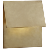 Esker Fold Outdoor Wall Sconce, LED, Antique Burnished Brass, 9.75"H (KW 2707AB 2V6Q9)