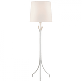 Visual Comfort & Co. Signature Collection Fliana Floor Lamp, 1-Light, Plaster White, Linen Shade, 58.5"H (ARN 1080PW-L CM01D) 